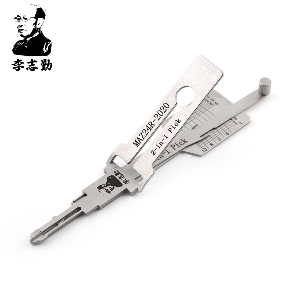 Mr. Li's Original Lishi MAZ24R-2020 2-in-1 Decoder and Pick for