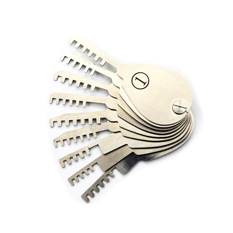 HUK 9 Piece Comb Lock Pick Set – Lockpickable