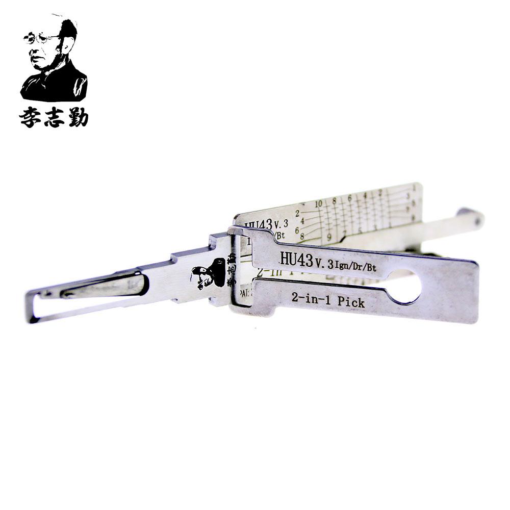 Mr. Li's Original Lishi HU43 2-in-1 Decoder and Pick for Pontiac