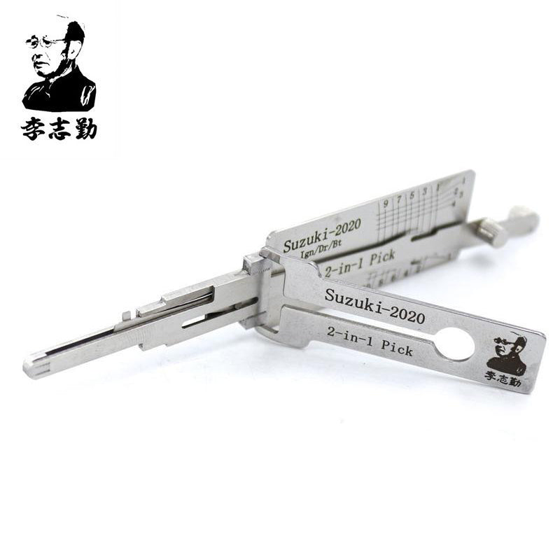 Mr. Li's Original Lishi Suzuki-2020 2-in-1 Decoder and Pick for