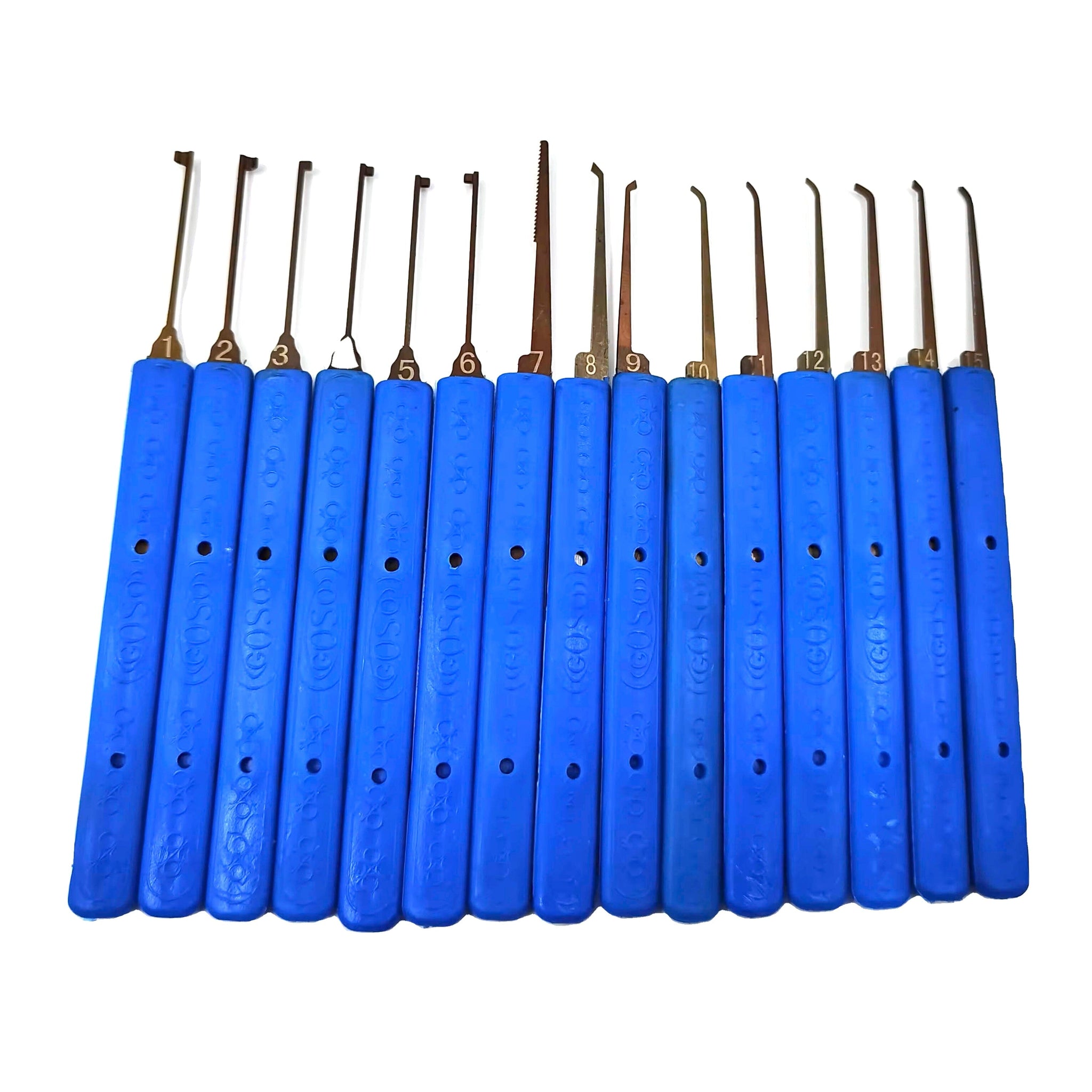 GOSO 15 PCs Beginner Lock Pick Set Lockpickable goso-15-pcs-beginner-lock-pick-set-lockpickable