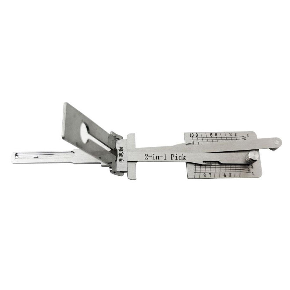 Auto LiShi Lock Pick, HU100 (10) v3 2 in 1, Lock Pick en Decoder voor Autosleutellezer, Professionele Slotenmaker Gereedschap Auto LiShi Lock Pick, HU100 (10) v3 2 in 1, Lock Pick en Decoder voor Autosleutellezer, Professionele Slotenmaker Gereedschap