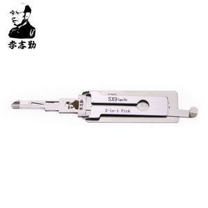 Mr. Li's Original Lishi SX9 2-in-1 Decoder and Pick for Peugeot