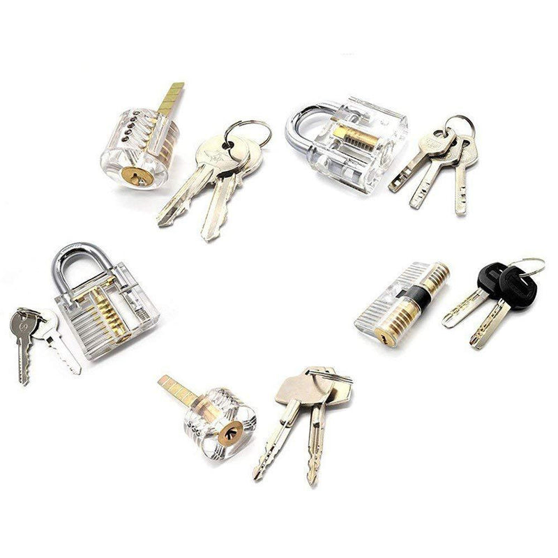 Clear Transparent Practice Locks - 5 Pack Regular price $39 99 $39.99