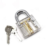 Clear Transparent Practice Locks - 5 Pack