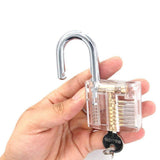 Clear Transparent Practice Locks - 5 Pack