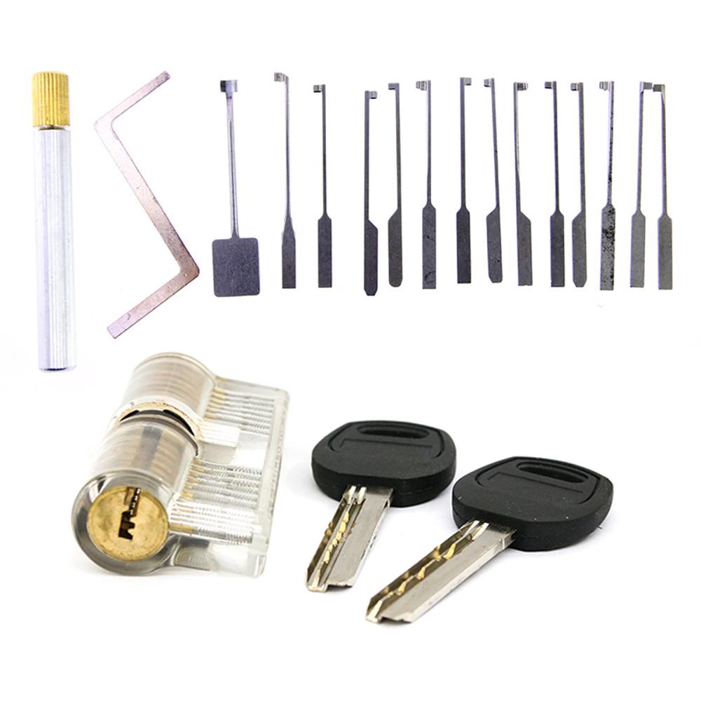 KABA Dimple Pick Set w/ Clear Practice Lock Bundle – Lockpickable