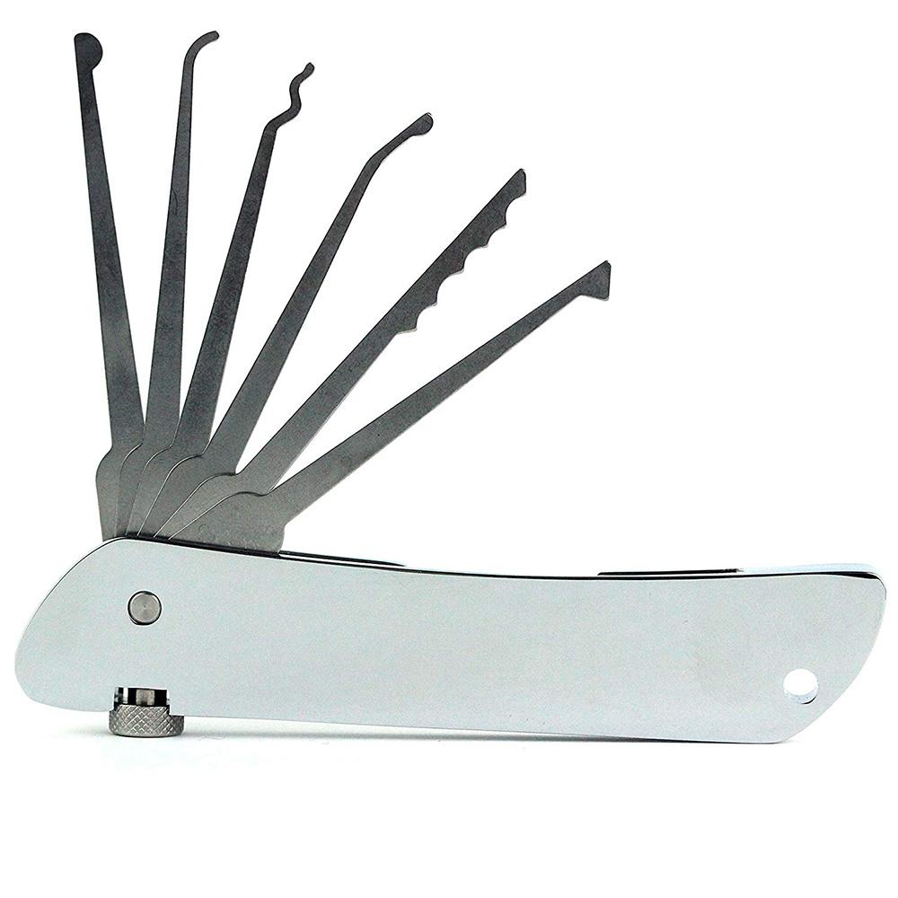 H&H Folding Lock Pick Set Multi-Tool Pocket Locksmith Jackknife ...