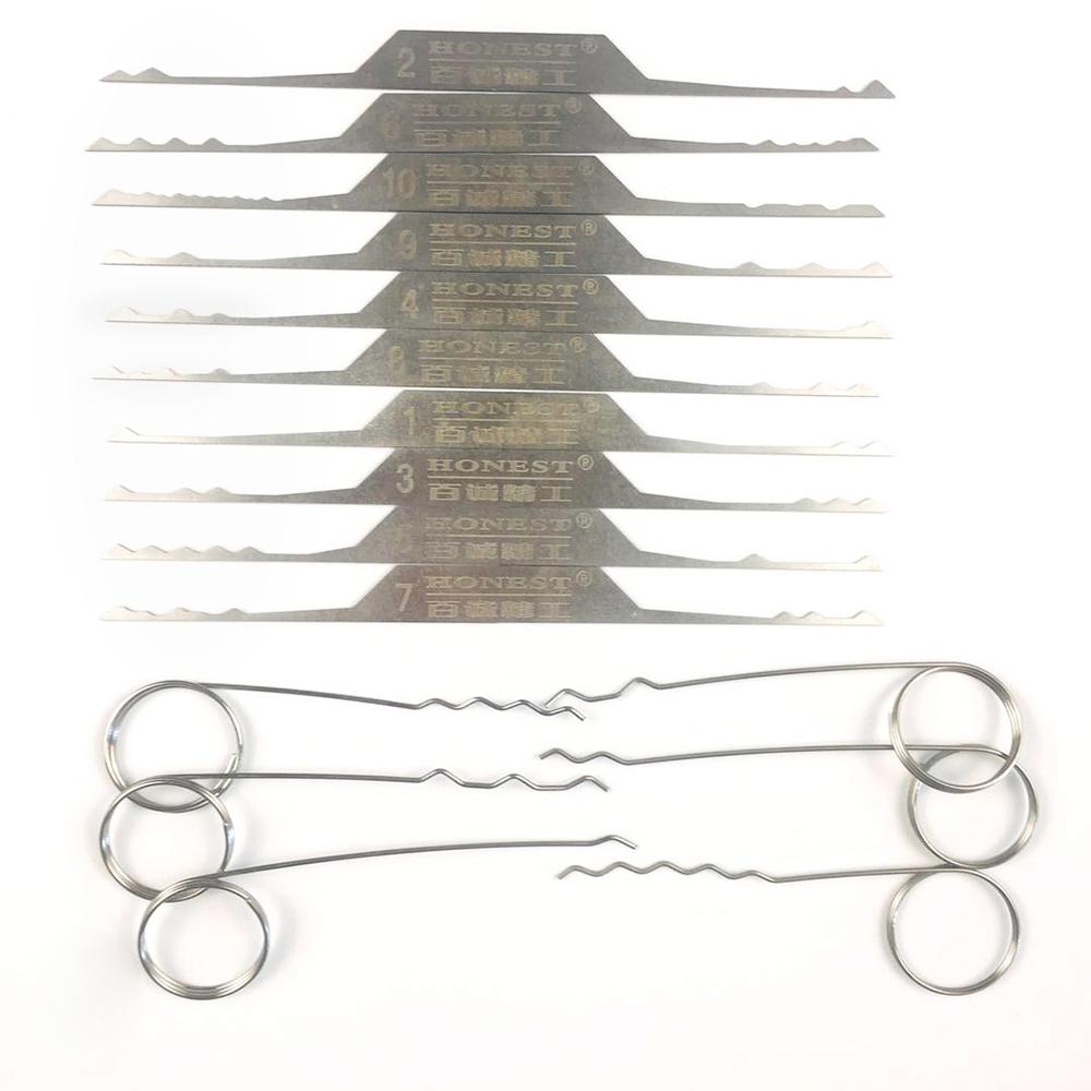 Superb 10 Piece Wave Lock Rake Set – Lockpickable