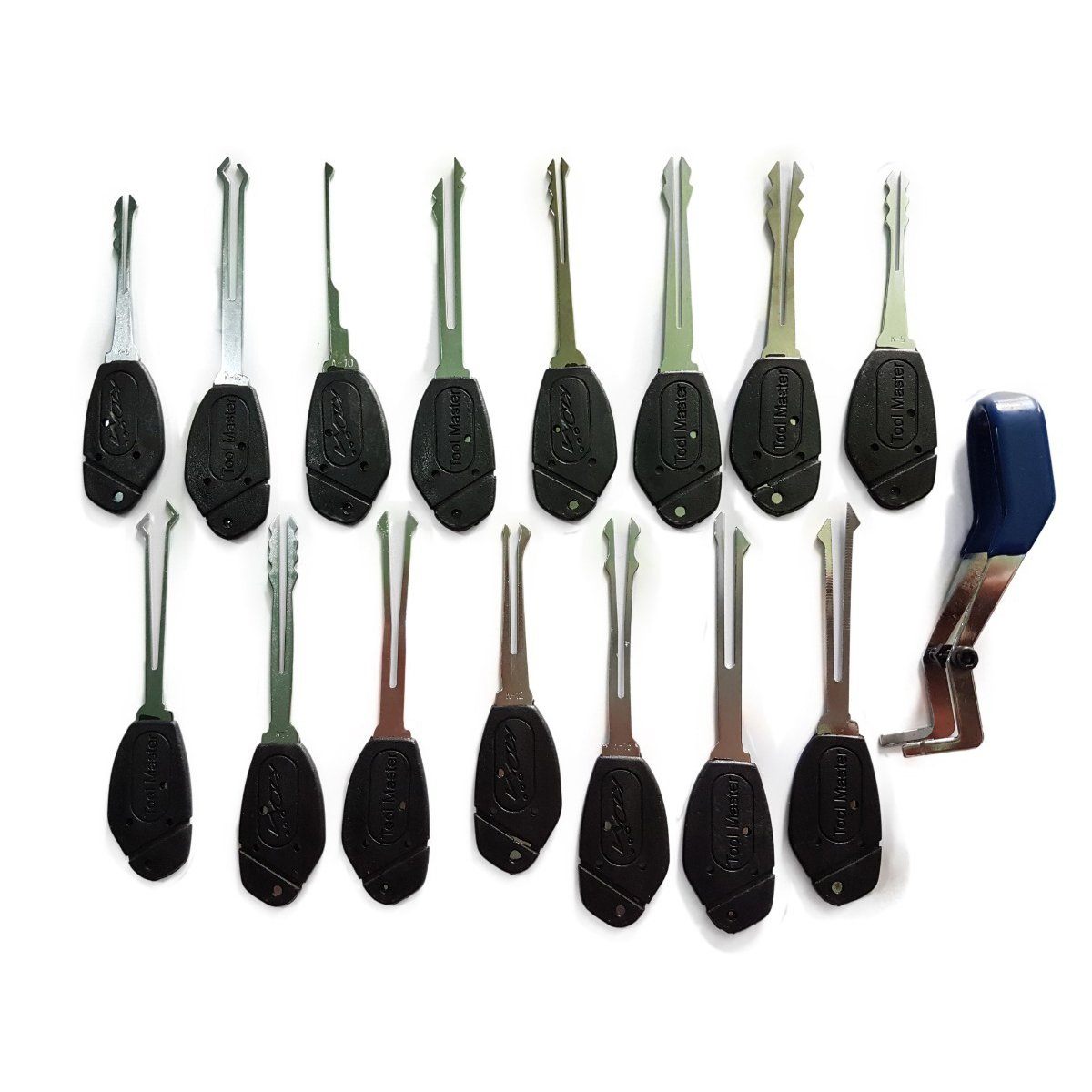 KLOM 15 Piece Wafer Lock Rake Pick Set – Lockpickable