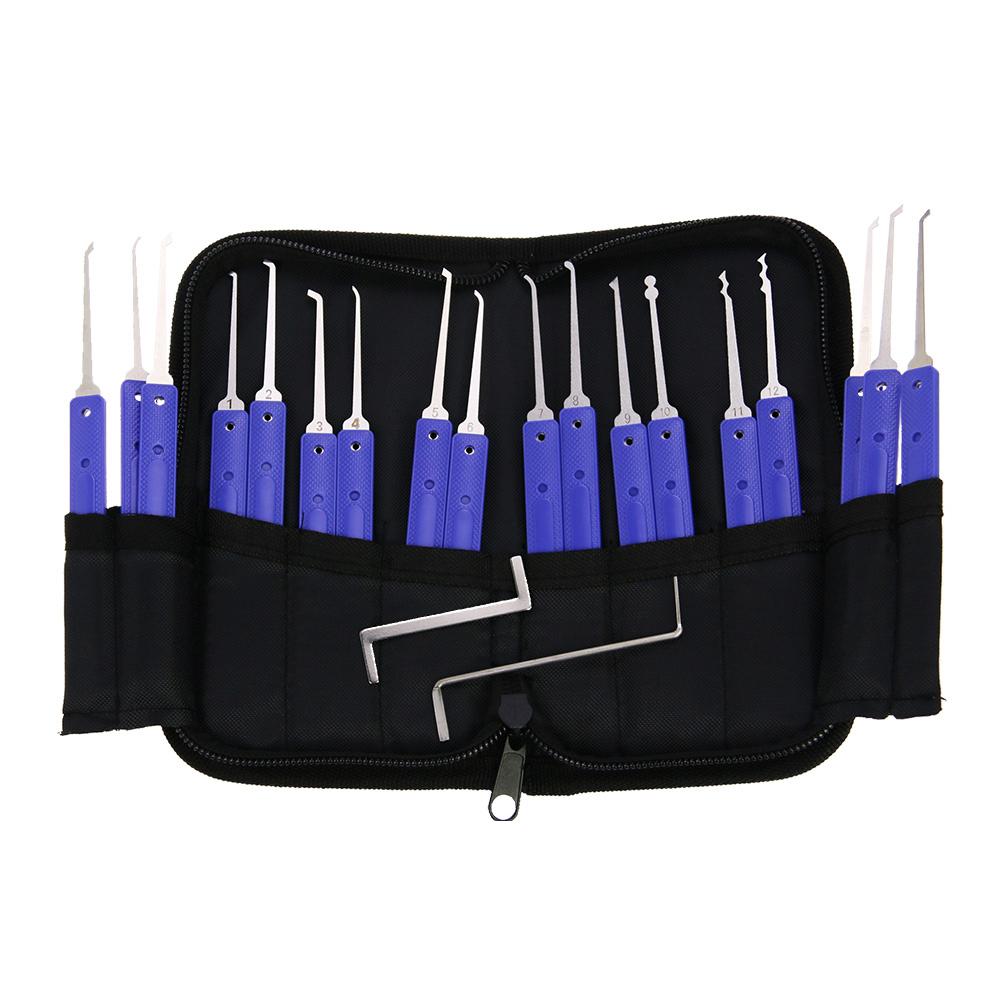 KLOM 15 Piece Wafer Lock Rake Pick Set – Lockpickable