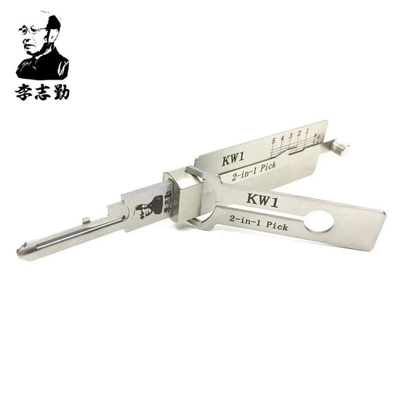 Mr. Li's Original Lishi KW1 2-in-1 Pick & Decoder for 5-Pin Kwikset Keyway