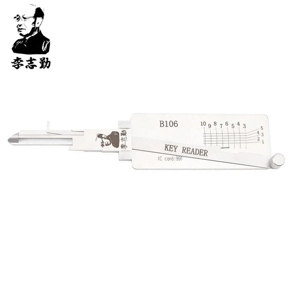 Loboo Idea Véritable Lishi VAC102 Décodeur 2-en-1 et outils Lockpick, outil de verrouillage Lockpick Re-nault Ignition Loboo Idea Véritable Lishi VAC102 Décodeur 2-en-1 et outils Lockpick, outil de verrouillage Lockpick Re-nault Ignition