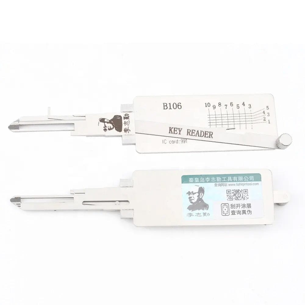 Mr. Li's Original Lishi B106/B107 (Non-Warded) Direct Key Reader