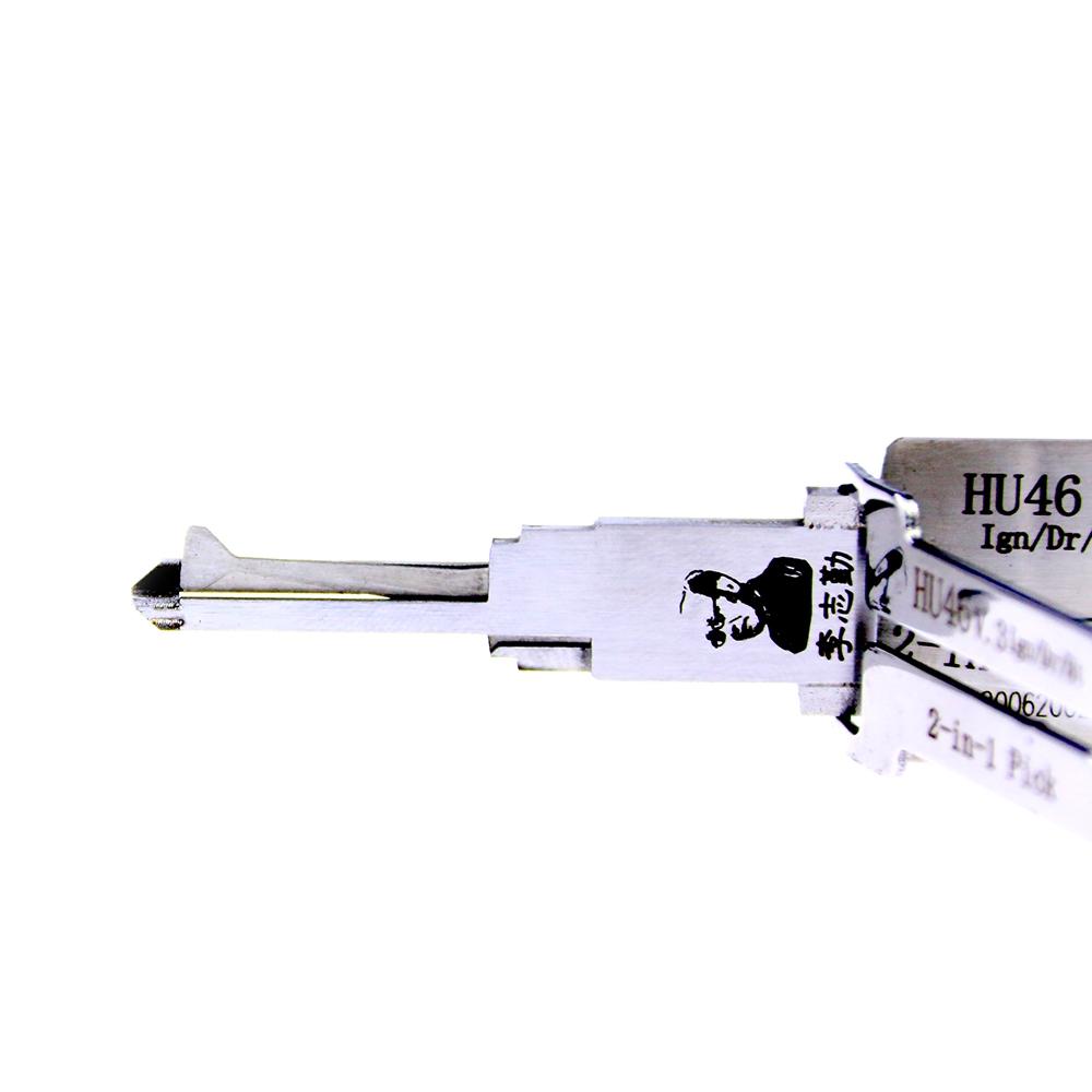 Mr. Li's Original Lishi HU46 2-in-1 Decoder and Pick for Opel