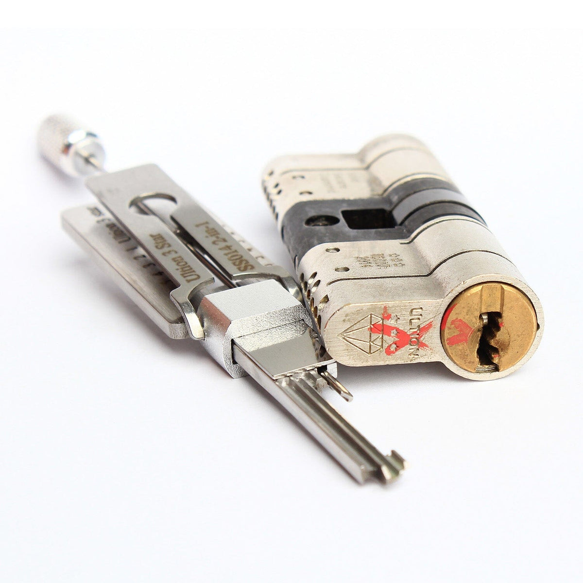Lishi Style Ultion Brisant & D Section 2-in-1 Decoder and Pick ...